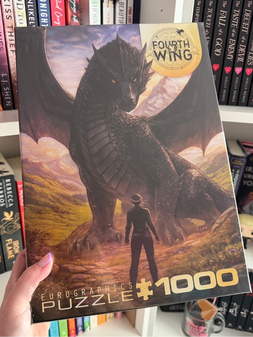 Fourth Wing Empyrean Series Dragon Puzzle